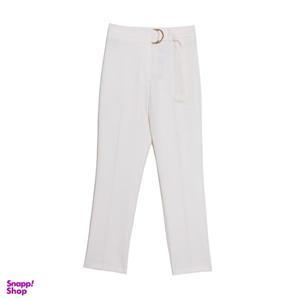 شلوار زنانه برنس مدل ارغوان رنگ شیری