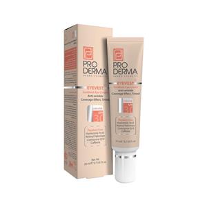 کرم دور چشم رنگی پرودرما سری Eyevest مدل Anti Wrinkle Spf 30 حجم 20 میلی لیتر