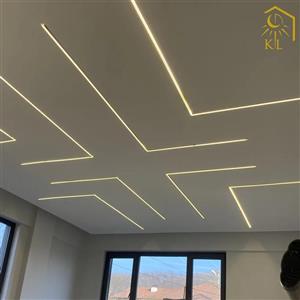 لاین نوری چراغ خطی روکار LED رویه 16 ارتفاع 8 میلیمتری کد 15