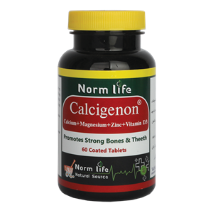 قرص کلسی ژنون نورم لایف 60 عددی norm life calcigenon cap 