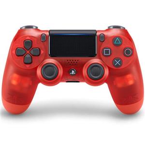 دسته بازی پلی استیشن 4 قرمز کریستالی Playstation DualShock Wireless Controller Crystal Red شرکتی بی سیم 