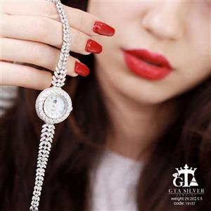 ساعت نقره زنانه هورام کد 820