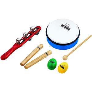 ست پرکاشن نینو مدل NINOSET3 مجموعه 4 عددی Nino Percussion Hand Rhythm Pack Of 