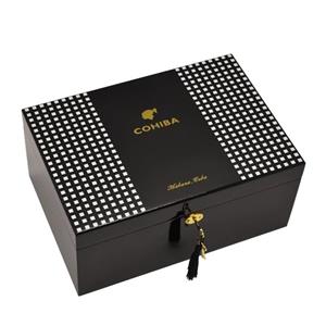 هومیدور چوبی بزرگ کوهیبا Cohiba Wooden Humidor Black HAB-6 