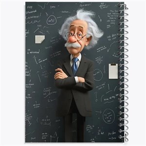 دفتر مشق 100 برگ خندالو طرح آلبرت اینشتین کد F1794