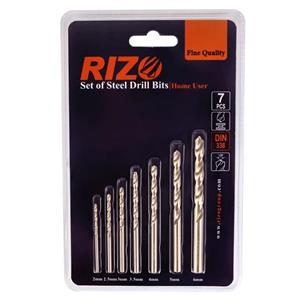 مته آهن ریزو مدل HT - 008 مجموعه 7 عددی