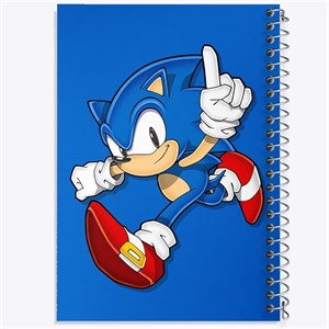 دفتر مشق 100 برگ خندالو طرح سونیک (Sonic) کد 37017