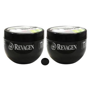 چسب مو ریواژن مدل ذغالی حجم 150 میلی لیتر رنگ مشکی مجموعه دو عددی