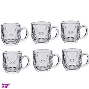 فنجان نوری تازه مدل استاتیک کد NT17600400W بسته 6 عددی