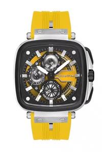 ساعت مچی مردانه کوانتوم مدل PWG1014.314 بند رابر زرد