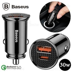 شارژر فندکی USB-C مدل CCALL-YS01 PPS برند Baseus 30W MAX Car Charger 