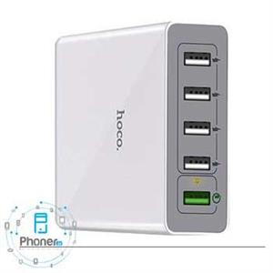 شارژر رومیزی QC 3.0 مدل C18A Five Port Charger برند HOCO