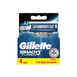 تیغ یدک 4 عددی ژیلت مدل ماک تری توربو  TurboGillette MACH3