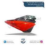 قاب ( درب ) بغل موتور پالس ls 135 ال اس مشکی قرمز (یک دست کامل)