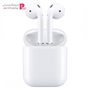هدفون بی سیم مدل AirPods همراه با محفظه شارژ