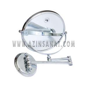 آینه اصلاح دیواری  با زوم ×3 مدل 520 - استیل