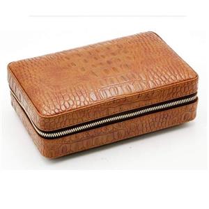 تراول هومیدور مسافرتی سیکارلان Sikarlan Travel Humidor Brown Sk-4045E 