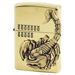 فندک زیپو کاستوم ادیشن طلایی کد Zippo Venom Scorpion Etching Brass