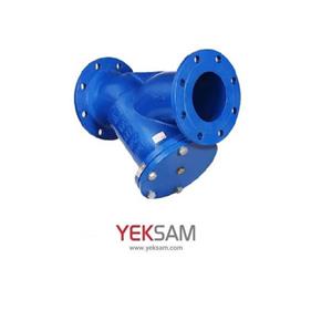 صافی چدنی Y تایپ با توری استیل سایز 10 اینچ PN16 سام