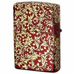 فندک زیپو کاستوم ادیشن قرمز طلایی کد 14136 Zippo Arabesque Splendor Red