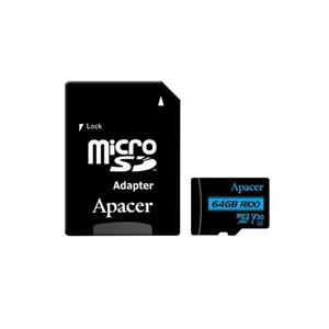 کارت حافظه اپیسر مدل microSDHC UHS-I U3 V30 R100 با ظرفیت 64GB