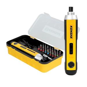 پیچ گوشتی شارژی کنزاکس مدل 8204 مجموعه 25 عددی