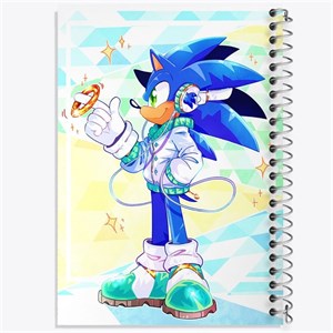 دفتر مشق 100 برگ خندالو طرح سونیک (Sonic) کد 37025