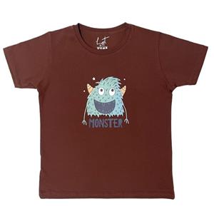تیشرت آستین کوتاه بچگانه لینتل مدل Monster