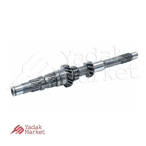 شفت بلند ۱۱ دندانه جدید گیربکس شرکتی سایپا یدک کد ۵۰۲۲۰۶ مناسب برای پراید ۱۱۱