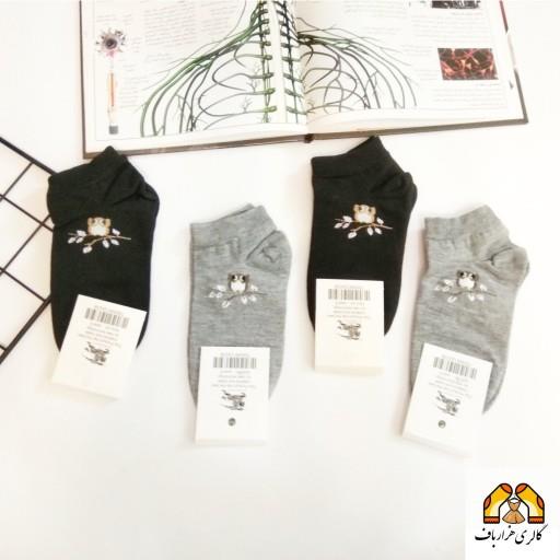 جوراب مچی طرح جغد