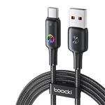 کابل تبدیل USB به USB-C توکی Toocki مدل ۳ آمپر TQ-X45 طول ۱ متر 