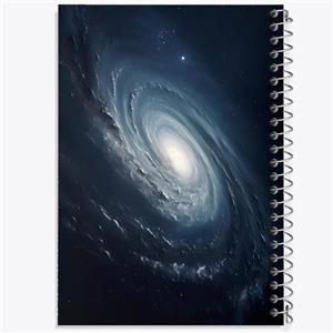 دفتر مشق 50 برگ خندالو طرح کهکشان کد F1322