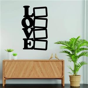 استیکر مدل قاب عکس دیواری چوبی کد KT102 -