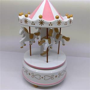 ماکت موزیکال مدل کاروسل موزیکال کوکی اسب و چرخ و فلک