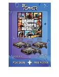 اسکین برچسب برای PS4 طرح بازی Grand Theft Auto