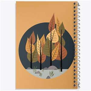 دفتر مشق 100 برگ خندالو طرح پاییز کد N9