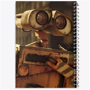 دفتر مشق 100 برگ خندالو طرح وال ای (WALL-E) کد F1381