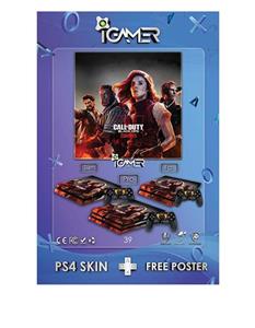 اسکین برچسب برای PS4 طرح بازی Call of Duty: Zombies