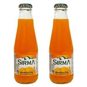 آبمیوه گازدار نارنگی با ویتامین سی سیرما - 200 میلی لیتر بسته 2 عددی