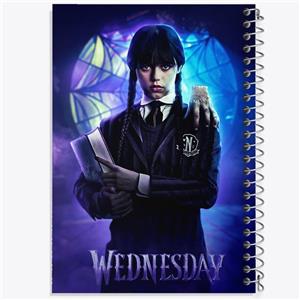 دفتر مشق 50 برگ خندالو طرح ونزدی (Wednesday) کد F2455