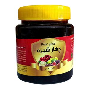 چهار شیره انگور و توت و خرما و انجیر حس خوب - 500 گرم