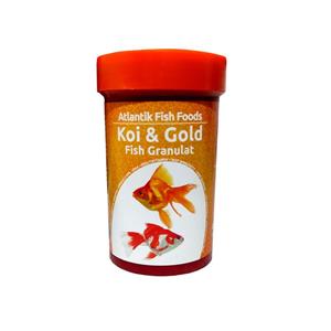 غذای ماهی گلدفیش اتلانتیک مدل koi gold وزن 60 گرم 