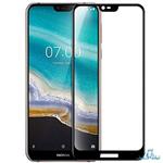 گلس نوکیا nokia 7.1 plus/ 7x تمام صفحه و تمام چسب