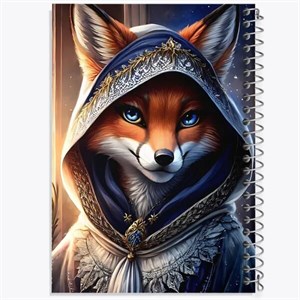 دفتر مشق 50 برگ خندالو طرح روباه کد F1226