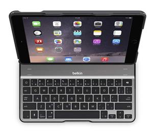 کیبورد و کاور آیپد بلکین مدل F5L178qeBLK مناسب برای آی پد Air 2 Belkin F5L178 QODE Ultimate Keyboard Case for iPad Air 2