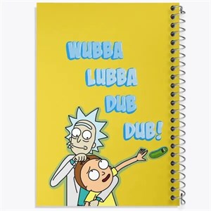 دفتر مشق 50 برگ خندالو طرح ریک و مورتی (Rick and Morty) کد F1260