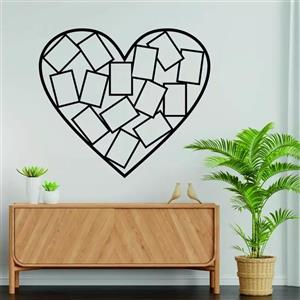 استیکر مدل قاب عکس دیواری چوبی کد KT90 -