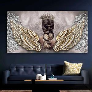 تابلو دکوراتیو فرشته با بال برجسته