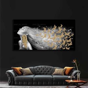 تابلو کالیگرافی فرشته مو پریشان