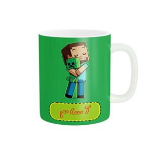 ماگ ناریکو مدل لیوان شخصی طرحپسرانه اسم آسام کد 014502